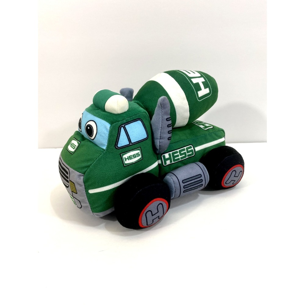 Hess 2021 Cement Mixer Truck Plush W/ Lights and Sound / Sing